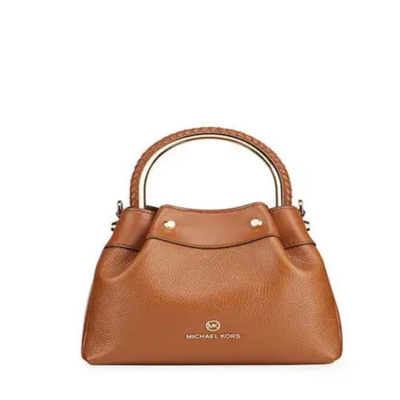 MICHAEL Michael Kors Handbags - Color Luggage 
Rosie Small Ring Bucket Shoulder Bag Missing Crossbody Chain